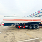3 Axle 45000 Liters Semi Trailer Fuel Tank Diesel Fuel Tanker Trailer for Sale supplier