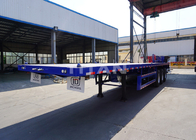 Heavy duty 60 ton container semi-trailer Flat-bed trailer  - TITAN VEHICLE supplier