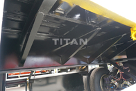 Double axle trailer bogie suspension semi flatbed trailer - TITAN VEHICLE supplier