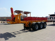2 axle and   tri axle  hydraulic cylinder tipping container chassis - TITAN VEHICLE supplier