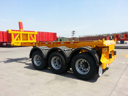 2 axle and   tri axle  hydraulic cylinder tipping container chassis - TITAN VEHICLE supplier