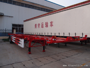 Single axle skeletal container truck trailer - TITAN VEHICLE supplier