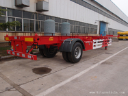 Single axle skeletal container truck trailer - TITAN VEHICLE supplier