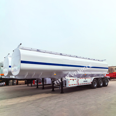 TITAN 3 Axle 42000 Liters Fuel Tank Semi Trailer Oil Diesel Fuel Tanker Trailer for Sale in Ghana