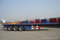 50ton flatbed container semi truck trailer -  TITAN VEHICLE supplier