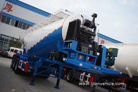 V shaped  50CBM Bulk Cement Tanker Trailer powder material tanker - TITAN VEHICLE supplier