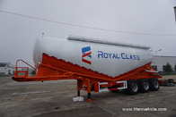 40T cement bulker triple axle bulk cement silo truck horizontal cement silo - TITAN VEHICLE supplier