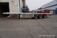 cargo ship vehicle equipment 40 ft. Flatbed Tridem axle Semi Trailer - TITAN VEHICLE supplier
