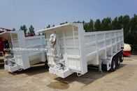 hydraulic dump trailer tipping semi trailers 3 axles | TITAN VEHICLE supplier