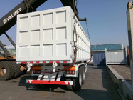 2 axle enclosure of a shape dump trailer for bad road work | TITAN VEHICLE supplier