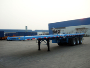3 axle 40ft flat decks trailer high bed trailer - TITAN VEHICLE supplier