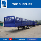 TITAN VEHICLE 40ft container side loader flatbed heavy transport side wall trailers with grill in truck trailer supplier