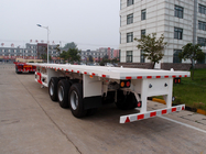 3 axles 40 feet flatbed container semi trailer for picked truck supplier