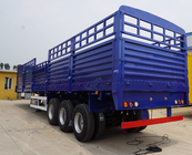 TITAN  3 axle 40ft 60 ton high side wall cargo open container semi trailer for sale Kenya supplier