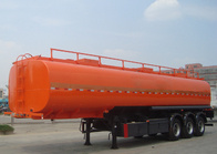 TITAN 3 axle stainless steel fuel tanker trailer for sale in Kazakhstan supplier