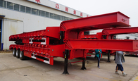 TITAN VEHICLE 3 axles low bed air suspension truck trailer for sale  supplier