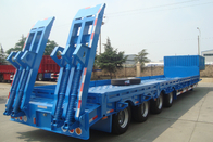 TITAN 4 axles low-bed semi truck trailer  for sale in Mauritius supplier