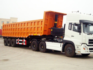 TITAN 100 Ton  3 axles heavy duty tipper trailer for Construction Transportation supplier