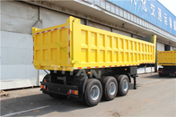 TITAN VEHICLE 3 axles heavy duty shape tipper semi trailer for sale supplier
