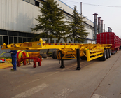 TITAN 3 axles skeleton semi trailer with 40 ft container chassis for sale supplier