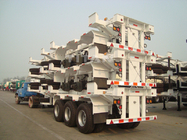 TITAN 3 axles container chassis in truck trailer with 40ft for sale supplier