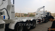 TITAN 40 foot container side load trailer with 3 axles for axles supplier