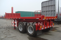 TITAN 20ft skeleton container semi trailer with laanding gear supplier
