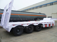 TITAN VEHICLE heavy duty 100 ton low bed trailer with tri-axle supplier