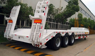TITAN VEHICLE heavy duty 100 ton low bed trailer with tri-axle supplier