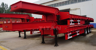 TITAN VEHICLE widely used 100 ton low flatbed semi trailer for sale supplier