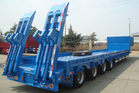TITAN VEHICLE 4 axles 60ton - 100ton low bed truck semi trailer supplier