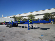 TITAN 40ft skeleton semi trailer with 3 axles container truck chassis for sale supplier