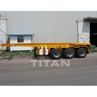 TITAN VEHICLE 40 ft container chassis skeleton container trailer for sale supplier