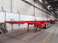 TITAN VEHICLE 40ft skeleton container trailer with Container trailer Corner twist locks supplier