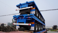 TITAN VEHICLE 40 ton flatbed trailer with headboard trailer for sale supplier
