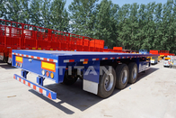 TITAN VEHICLE flatbed side wall semi truck trailer with flatbed trailer qatar for sale supplier