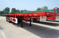 TITAN VEHICLE  20'/40'container flatbed transport semi trailer-container trailer with 3 axle for sale supplier
