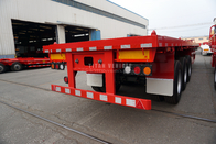 TITAN VEHICLE  20'/40'container flatbed transport semi trailer-container trailer with 3 axle for sale supplier