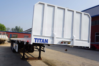 TITAN VEHICLE Flatbed container trailer truck flatbed trailer truck trailer for sale supplier