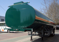 TITAN 2 Axles carbon steel liquid tanker Truck Trailer / Fuel Oil Truck Trailers supplier