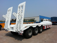 TITAN VEHICLE 4 axles low loader with lowbed semi trailer for sale malaysia supplier