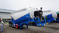 TITAN VEHICLE cement bulk trailers of 35 cubic meter capacity with  triple axle bulk cement silo truck supplier