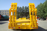 TITAN VEHICLE 60 tonne length 35 meters low bed trailer with 3 axles for sale supplier