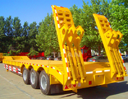 TITAN VEHICLE 60 tonne length 35 meters low bed trailer with 3 axles for sale supplier
