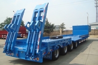 TITAN VEHICLE widely used low bed trailer 4 axle heavy duty low loader for sale supplier