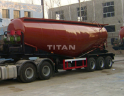 TITAN VEHICLE 3 axles cement tank trailer with loading capacity 40 ton for sale supplier