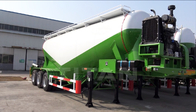 TITAN VEHICLE  3 axle 40cbm tank semi-trailer bulk cement tank trailer powder tankers for sale supplier