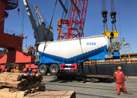 TITAN Vehicle dry bulk cement truck,bulk cement truck cement bulker transportation with 2 axle supplier
