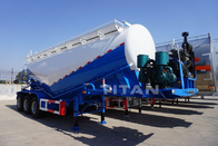 TITAN VEHICLE cement bulk trailers of 35 cubic meter capacity with 3 axles cement trailer supplier