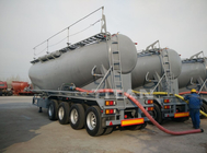 TITAN VEHICLE 40 ton capacity bulk cement truck trailer with fixed compressor for sale supplier
